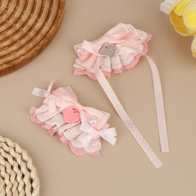 Sweet Multi-layer Bow Lace Hair Clip 1/2Pcs Elegant Lolita Style Hair Accessories for Women