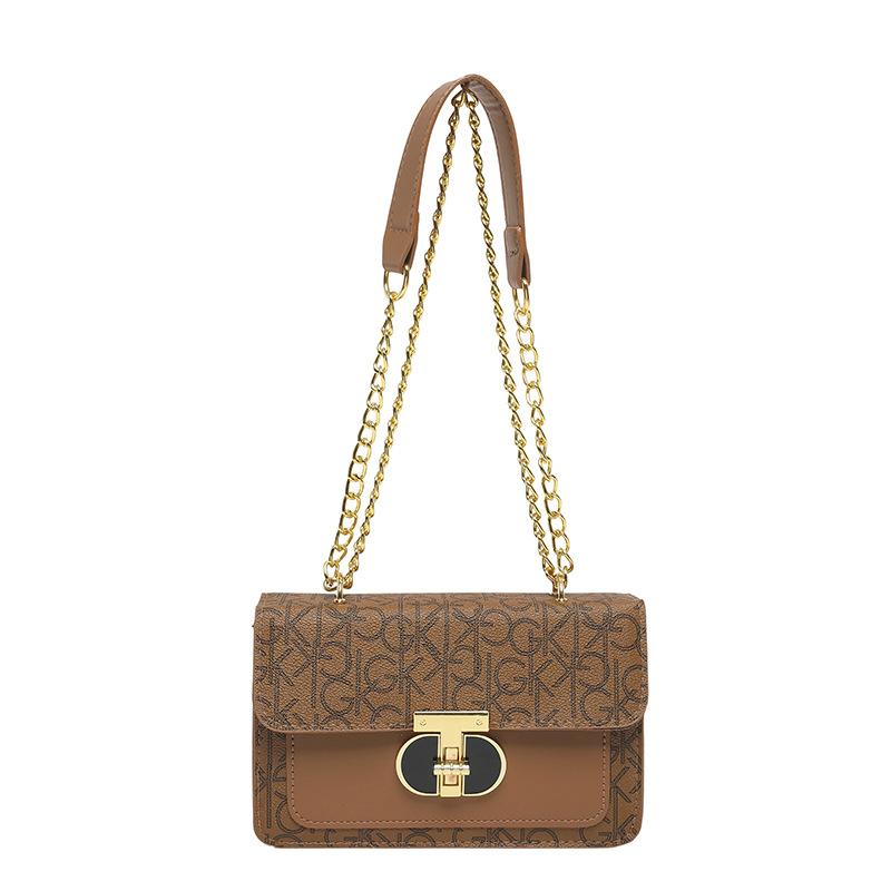 Retro-Umhängetasche für Damen, klein, ideal für den Berufsverkehr; vielseitige Schultertasche, kleine quadratische Tasche für Damen im Frühlingstrend.