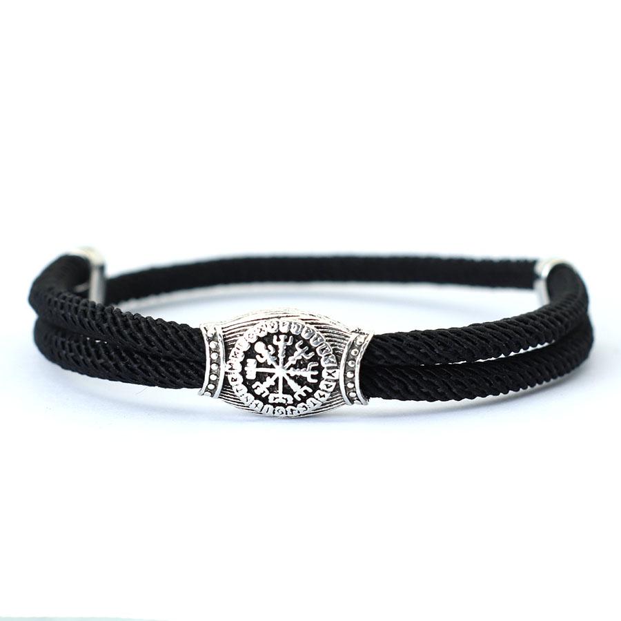 Vintage Viking Bracelet For Men Sliding Adjustable Rope Braclet Homme Beach Surfing Nautical Braslet Boyfriend Gift Pulseria