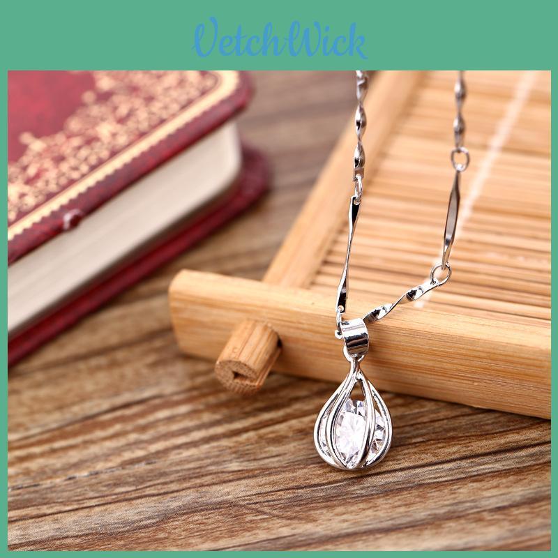 Collana Zirconi Squisita Super Scintillante Intarsiata Semplice Catena Clavicola Gioiello Ciondolo Donna Coreana Lusso Leggero Nicchia Alta Gamma