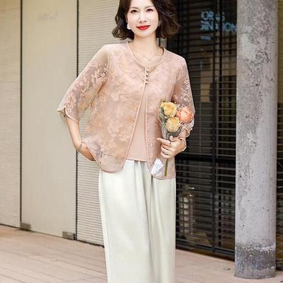 Jianhu Mother's Summer Two-Piece Set