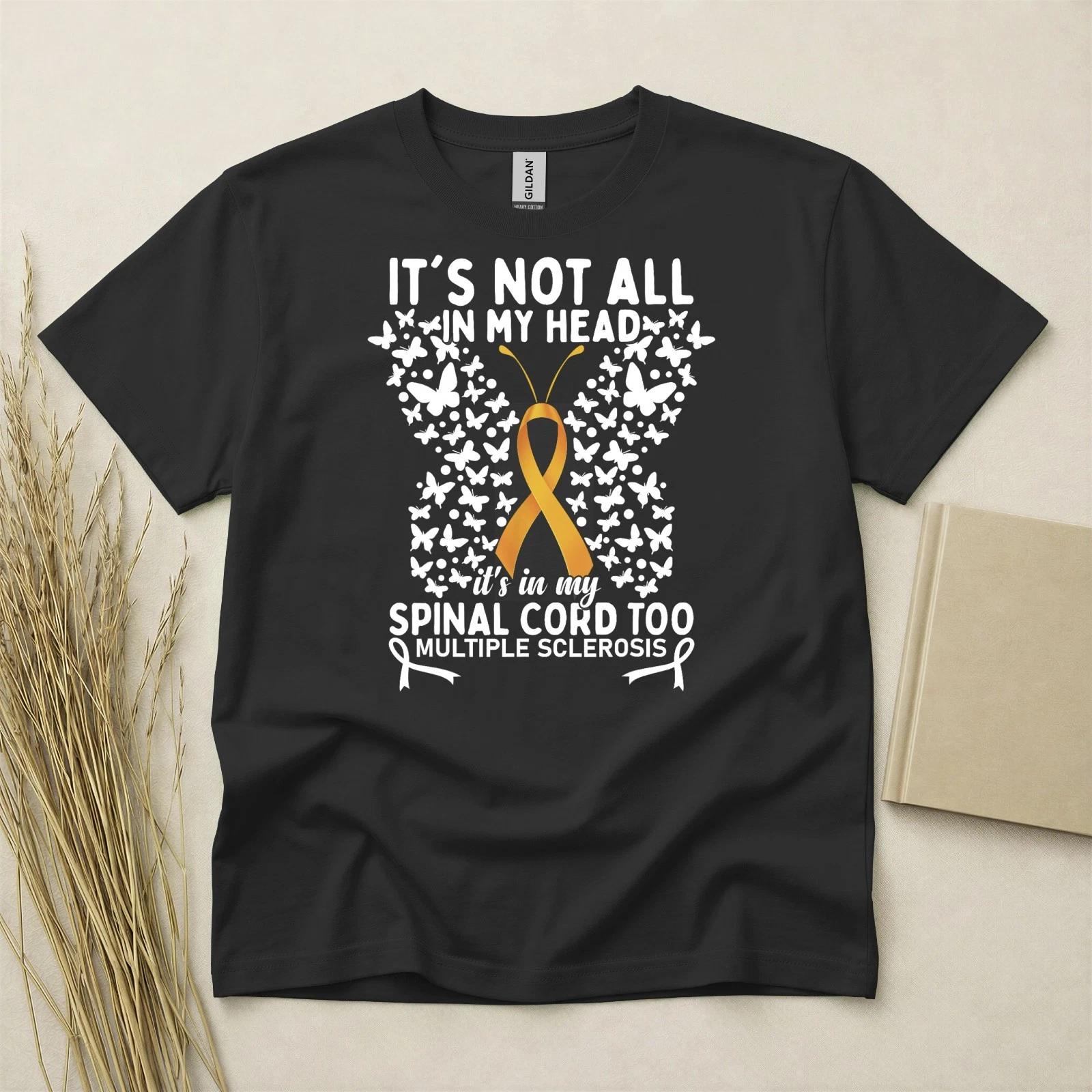 Multiple Sclerosis T Shirt Ms T Shirt Awareness Tee Support Illness Shirt Ribbon M