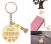Inkdotpot Funny Keychain Chaos Coordinator Wood Engraved Keychain- Funny Mom Teacher Humour Novelty