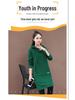 Women's Trendy Fleece-lined Korean Style Hoodie, Long-sleeved and Loose Fit for Autumn and Winter 2022.