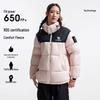 Camel Unisex Thickened Hooded Puffer Down Jacket