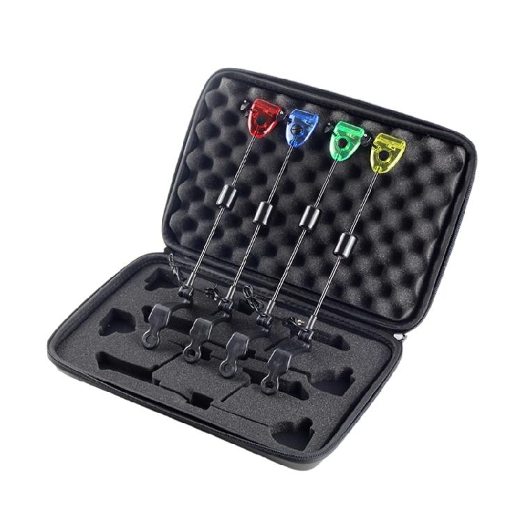 

4Pcs Sensitive Swing Signal Receiver LED Illuminated Fishing Swingers Set Fishing Equipment Fishing Bites Indicator 1