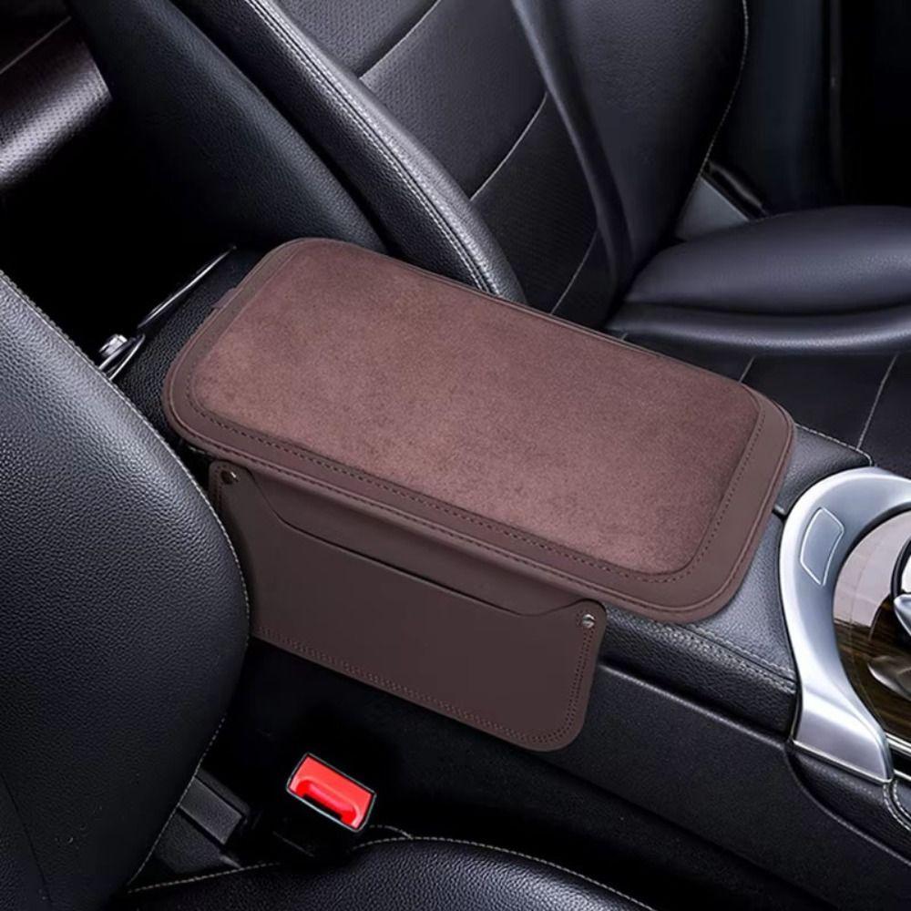 Side Extension Pockets Center Console Armrest Cushion Arm Rest Heightening Pillow  Auto Interior