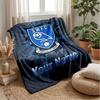 Sheffield Wednesday FC Custom Name Text Flannel Blanket Soccer Logo Personalized Fleece Throw Blanket Special Gift For Sofa Bedroom Home