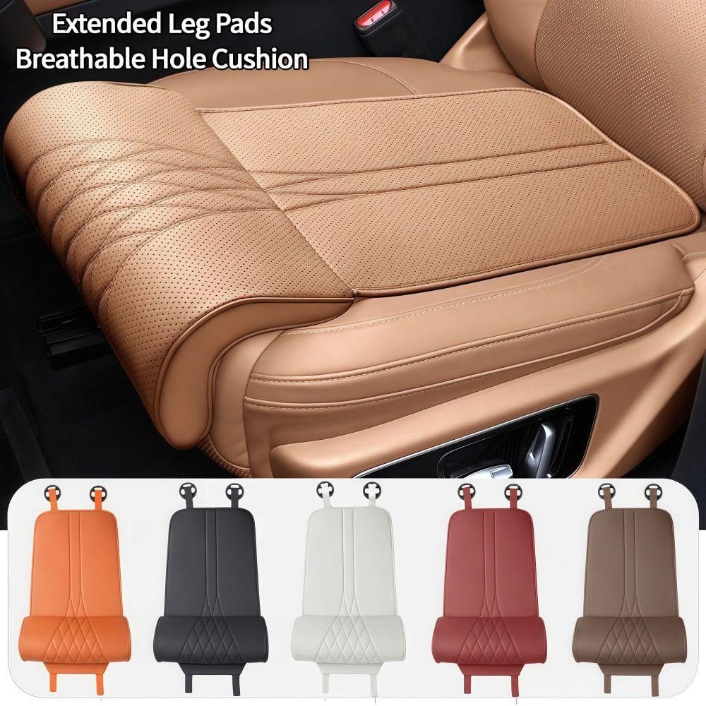Universal Car Seat Leg Support Pad Leather Seat Extension Leg Rest Long Drive