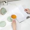Tabletop Protection Drink Cup Mat Waterproof Coffee Mug Cushions PU Leather Cork Coaster  Drinkware
