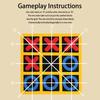 Strategy Development Toy Foldable Game Board Family Interactively Game for Children Easy Carrying