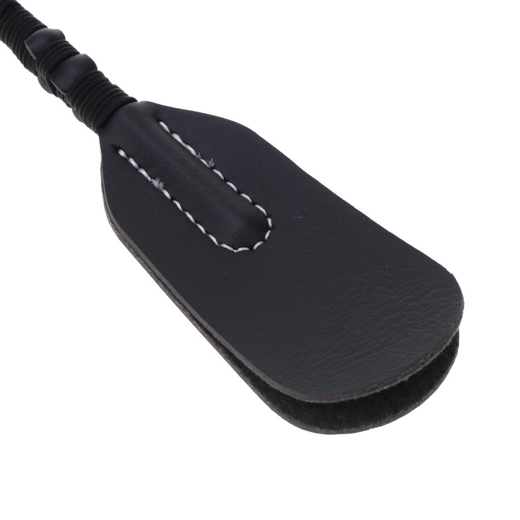 Black Riding Crop Straight Leather Restraint Cosplay Supplies