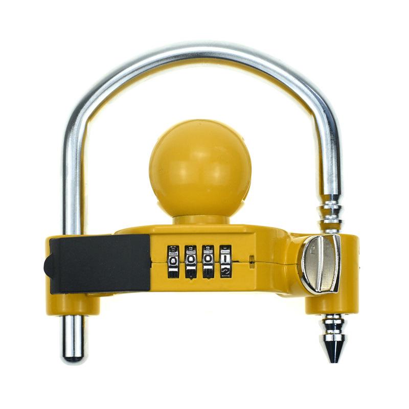 Aluminum Alloy U-Shaped Trailer and Yacht Tow Hook Lock жёлтый