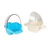 1pc New Automatic Bird Feeder Anti Spillage Cup Parrot Food Box Splash Guard Bird Food Canary Cage Accessories and Supplies