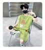 Boys' 2025 Summer Two-Piece Outfit: Cool, Lightweight, Short Sleeves for Kids