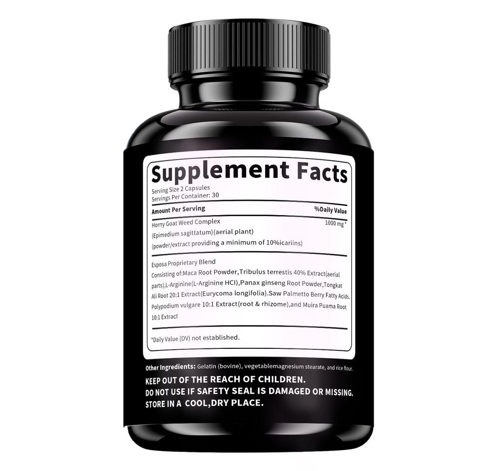 RE LIERRE Kapsułki dla intymnego samopoczucia kobiet - Naturalne wsparcie libido z Epimedium | Zwiększają wrażliwość, nastrój i pożądanie | 60 kapsułek wegańskich