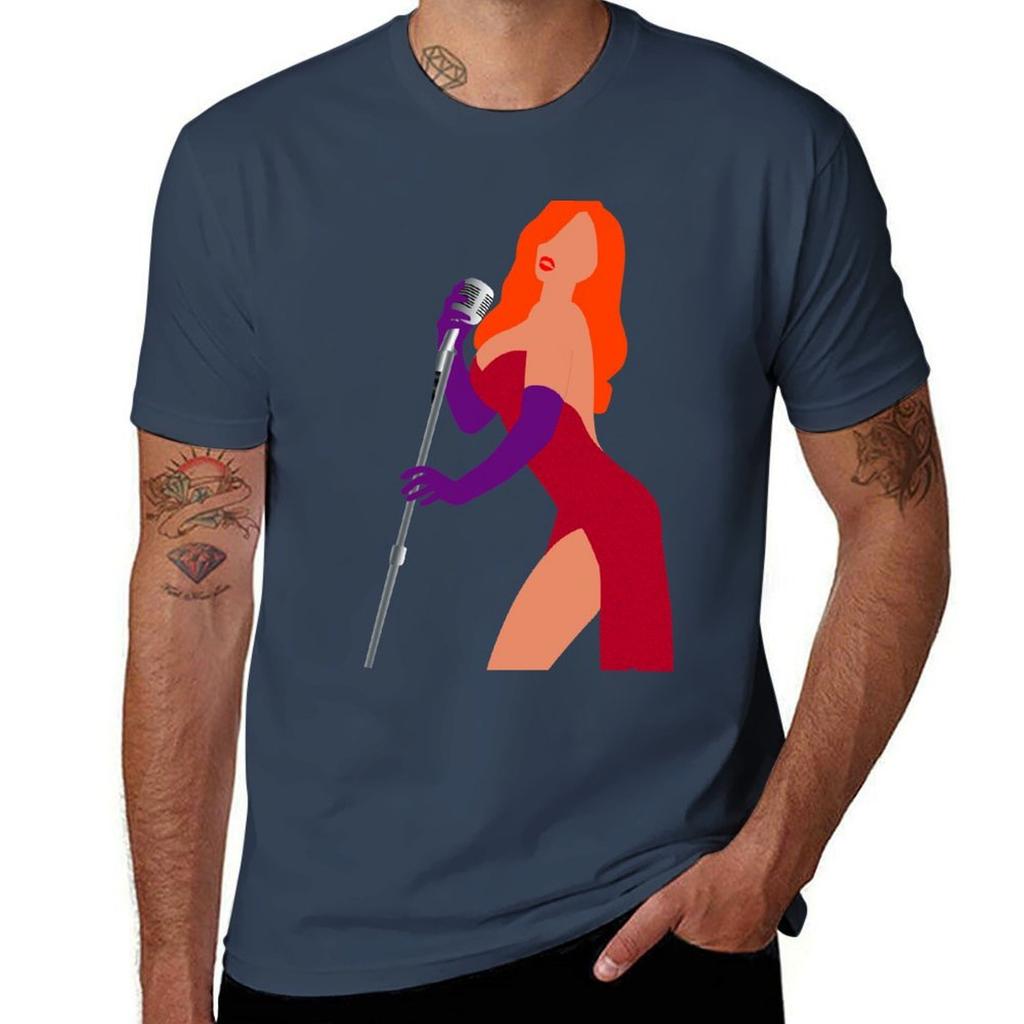 T-shirt Jessica Rabbit Minimalista Grafica