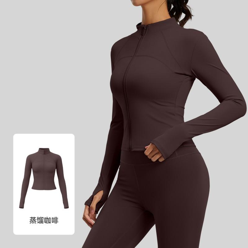 Womens Lightweight UV Protection Yoga Jacket Breathable Fitness Outerwear Sportswear