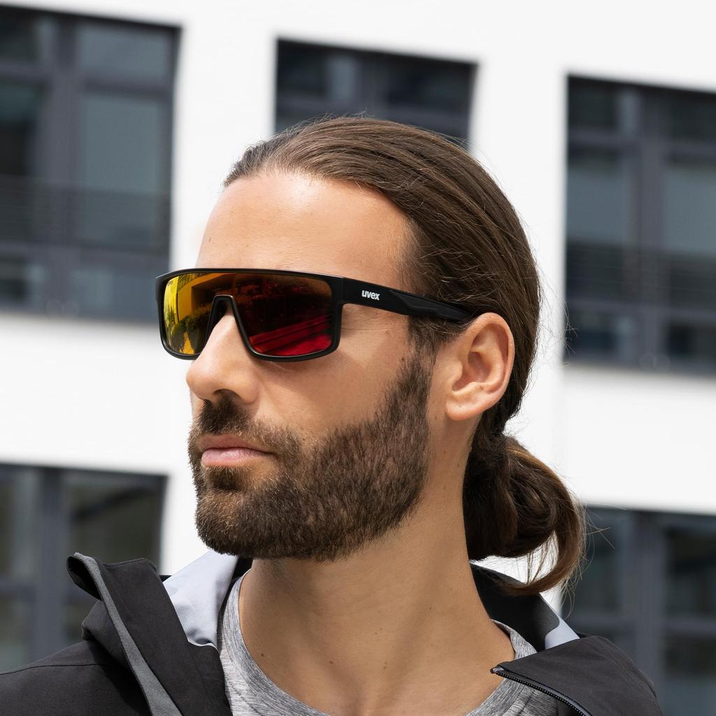 Uvex Sports Sunglasses with UV400 Mirror LGL 51 Lenses,