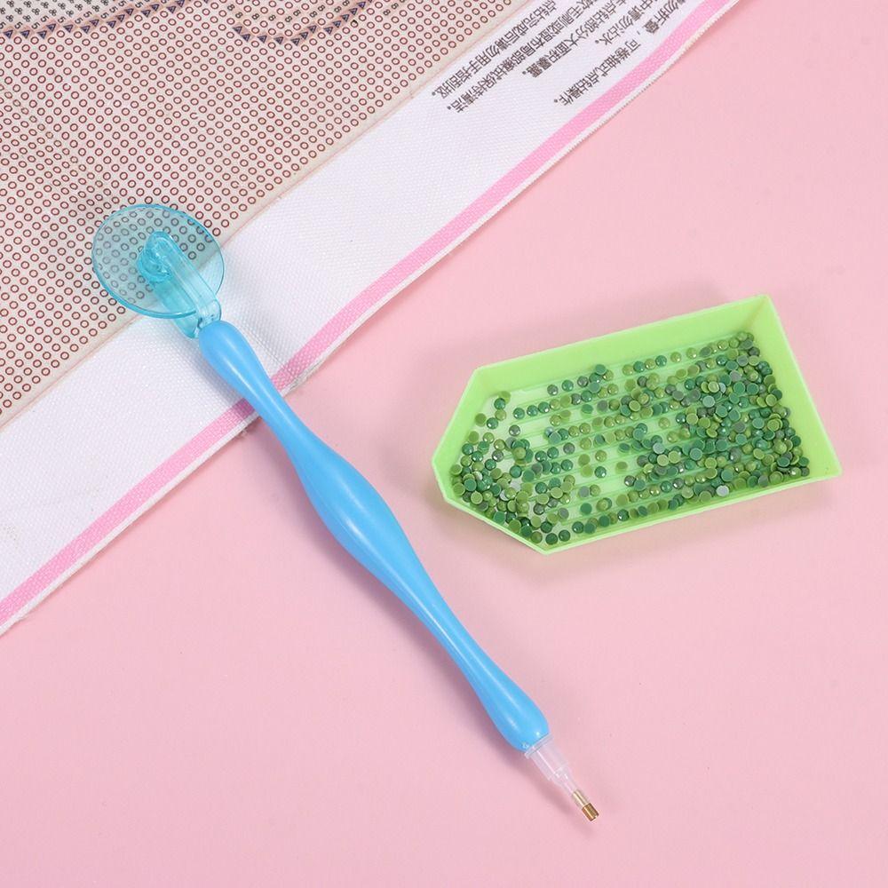 Stylos à pointe en plastique pour broderie 5D, outil de peinture au diamant, kit pratique de stylos pour peinture au diamant