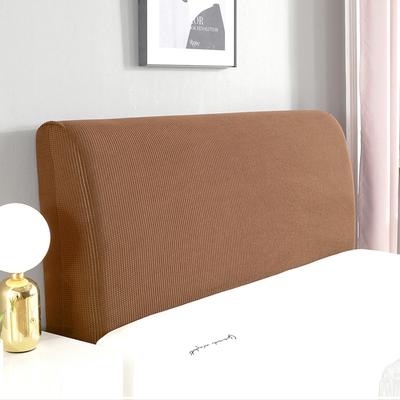 Copritestata per letto in peluche tinta unita, elastica, tutto compreso, protezione per la schiena, copritestata antipolvere per la casa