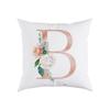 Pillow Sofa Cushion Home Office Cushion Letter Flower Pillow Bedside Backrest Car Pillow Cover