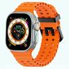 Silicone Strap for Apple Watch Series 10 46mm/Ultra 2 Ultra 49mm/Series 9 8 7 45mm/SE (2023) SE (2022) SE 6 5 4 44mm/3 2 1 42mm