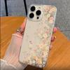 Shockproof Transparent Floral Phone Case for iPhone 17 17E 16 16E 15 14 13 12 11 Air Pro Max Plus Anti Scratch Anti Yellow Cover