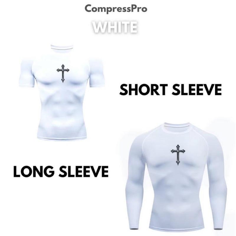 Cross-Kompression Shirt Fitnessbekleidung, Training, Valentinstagsgeschenk für Ihn Fitness. Tolles Shirt für Sport. Atmungsaktiv und bequem.