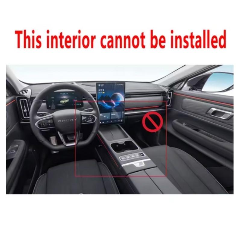 For CHERY JAECOO J7 Car Center Console Under Storage Box TPE Sorting and Finishing Board Interior Accessories