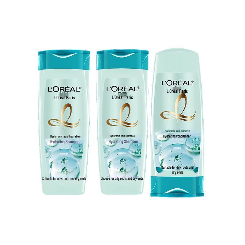 

L Oréal Hyaluronic Acid Hydrating Hair Care 3-Piece Set