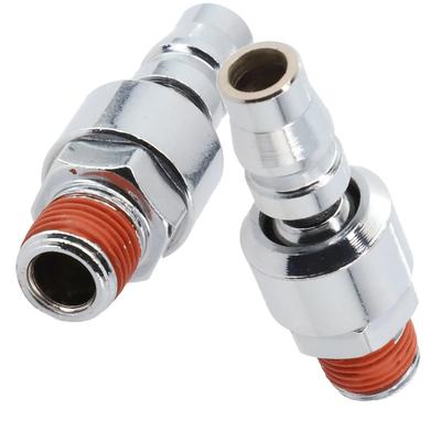 Used In Garage Applied In Automotive Service Silver Pneumatic Quick Joint Pneumatic Male Industrial Air Connector