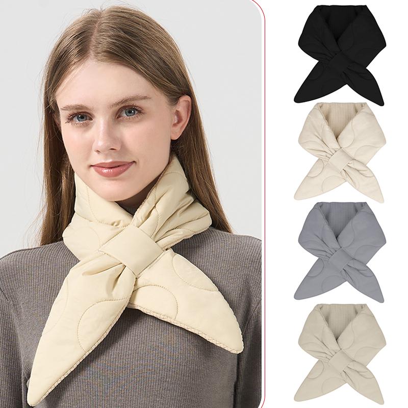 1PC Thickened Skiing Creativity Warm Windproof Comfortable Warmth Accessory Outdoor Solid Neck Warmer Fashionable Scarf Winter