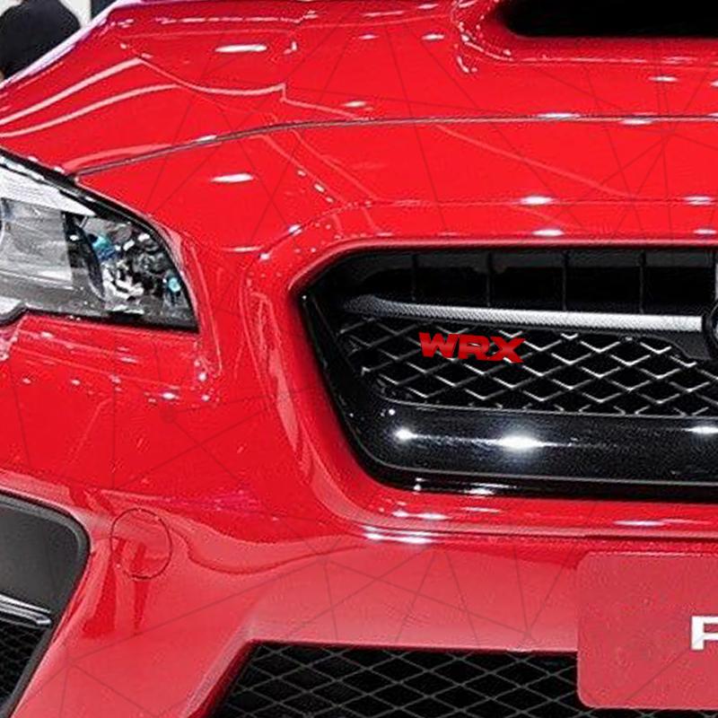 3D Auto Metal WRX Grille Badge Car Rear Trunk Emblem Sticker Decor For Subaru BRZ Forester Impreza Outback Crosstrek XV Tribeca qq3