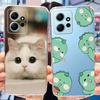 For Xiaomi Redmi Note 12 Case Redmi Note12 4G Global Cute Painted Soft Silicone TPU Phone Back Cover Bumper