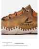 Spring 2022 Men's Casual Leather Moccasins - Fashionable, Sock-Style, Large Size, Handmade Shoes