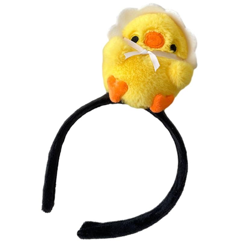 

Girls Duck Headbands Funny Duckling Headwear Wide Hair Bands Accessories Cartoon Hair Bands Birthday Party 1