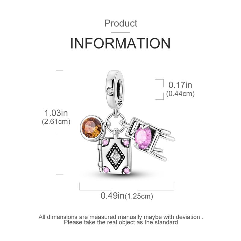 Charms Copper Leisure Reading Time Coffee Chair Pendants Fit Charms Plata Original Bracelet Women Jewellery Making Gifts