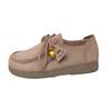 Women's Shoes Autumn New Retro Casual Kangaroo Shoes Platform Heightening Women's Single Shoes Women