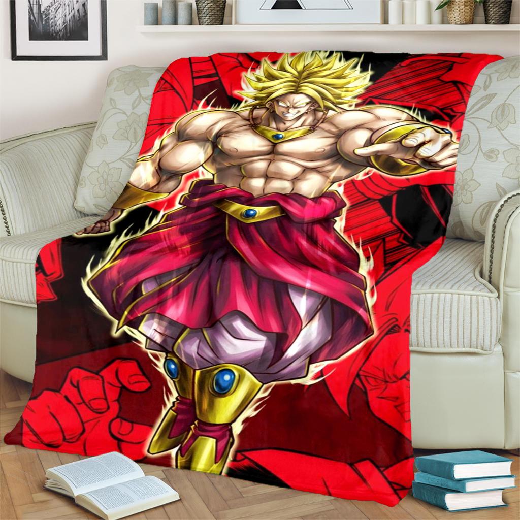 Dragon Ball! Flannel Blanket Comfortable Warm for Bedrooms, Sofas, Beds, Chairs, Picnics, Travel
