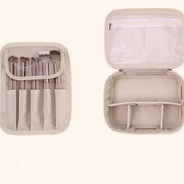 Oversized Cosmetic Storage Organizer Featuring Leakproof PU Substance And Structured Interior For Efficient Travel Packing