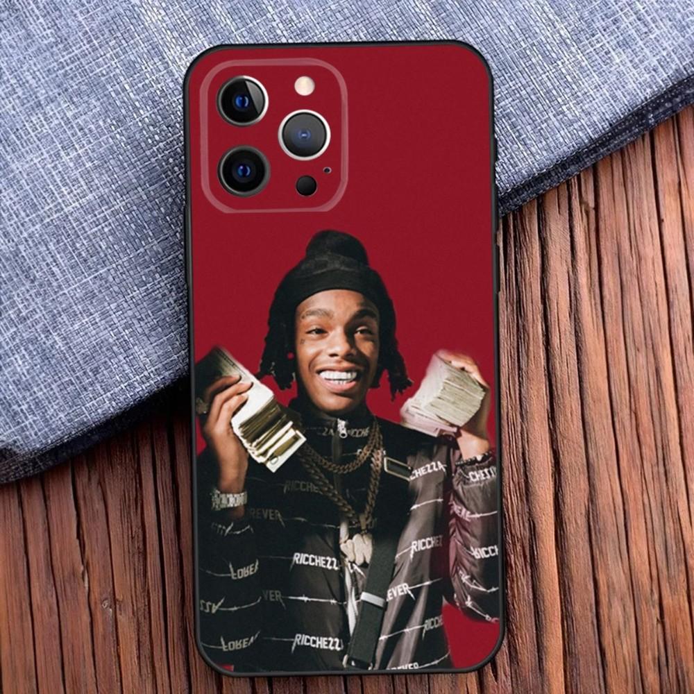 YNW Melly Rapper Phone Case For iPhone 16,15,14,13,12,11,Pro,X,XS,Max,XR,Plus,Mini Soft Black Cover iPhone13mini
