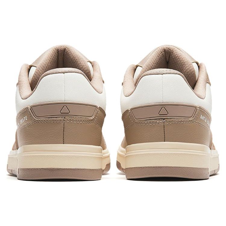 Anta Comfortable Versatile Durable Low-Top Skate Shoes Men Sneakers Brown 912348026-1