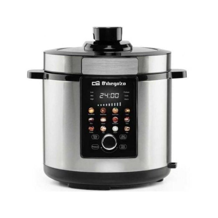 Olla programable Orbegozo HPE 6500 6L 1000W INOX 12 menús antiadherente