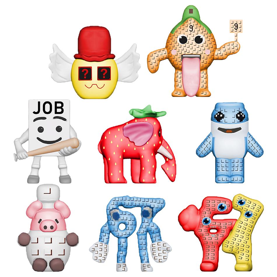 10cm Steal a Brainrot Game No.9 House Figure 8Pcs/Set Decoration Collection Birthday Gifts Toys for Kids Halloween Christmas