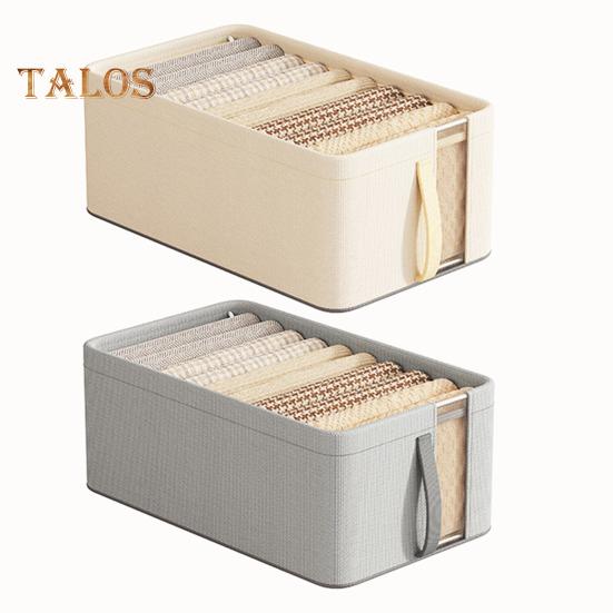 Wardrobe Clothes Storage Box Large Capacity Breathable Mesh Heavy-Duty Folding Frame Storage Basket Trousers Organiser