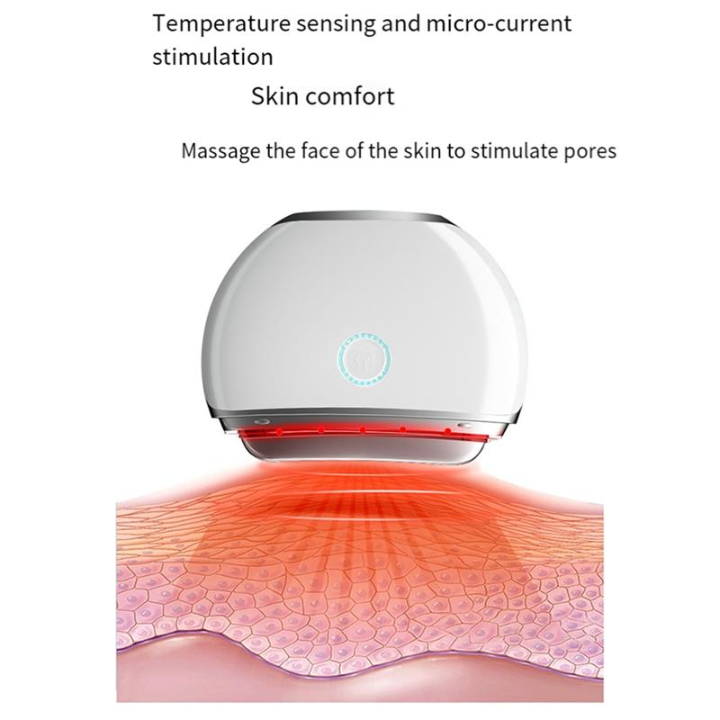 A04V Electric Facial Massager With 3 Levels Of Heating And Anti-Aging, Neck And Face Lifting