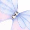 50Pcs 3D Organza Fabric Butterfly Appliques Gradient Color Double-Layer Simulation Mesh Butterfly Patch Translucent
