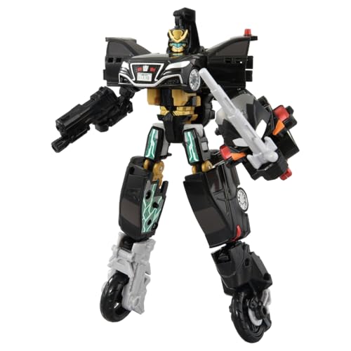 TAKARA TOMY Tomica Job Labor TJBDX Unite Police Braver ZERO Undercover Patrol Car & Black Bike Combination Set, Miniature Car Toy, Ages 3 and Up