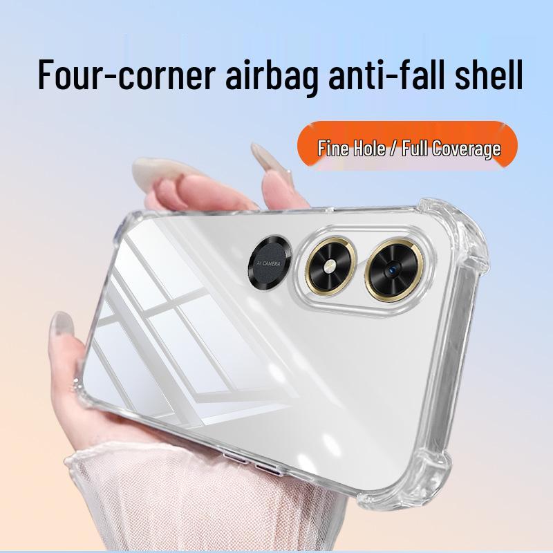 

Honor Play 9T/9C Transparent Airbag TPU Phone Case - Drop-proof & Elegant Honor Play 9T прозорий